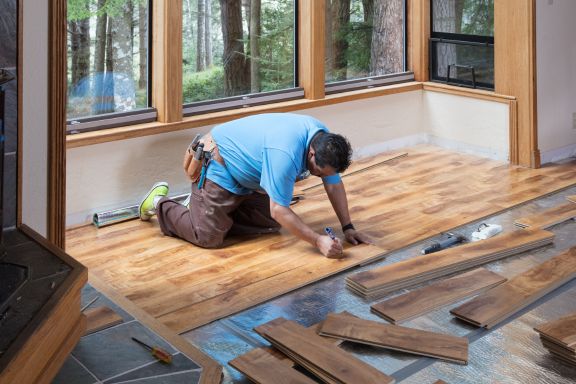 Contractor at work