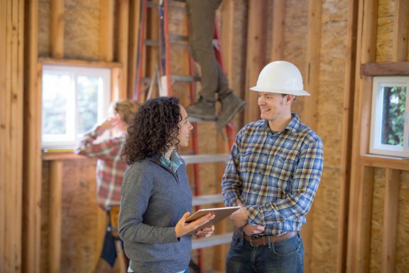 Contractor at work