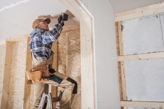 Contractor at work