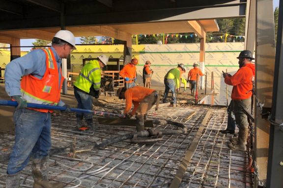 Contractor at work