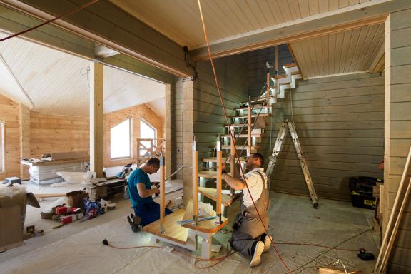 Contractor at work